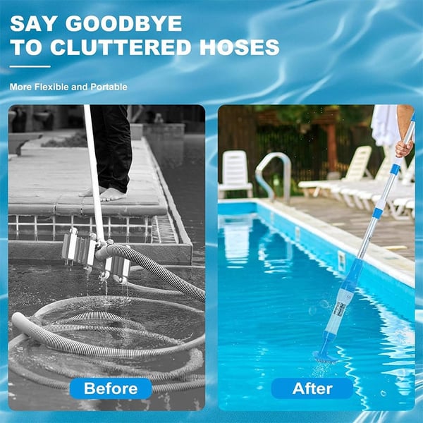 3in1Cordless Rechargeable Powerful Motor Swimming Pool Vacuum Cleaner