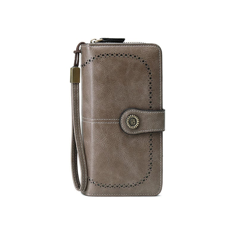 RFID Anti-magnetic Long Wallet