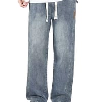 Lösa raka jeans för män