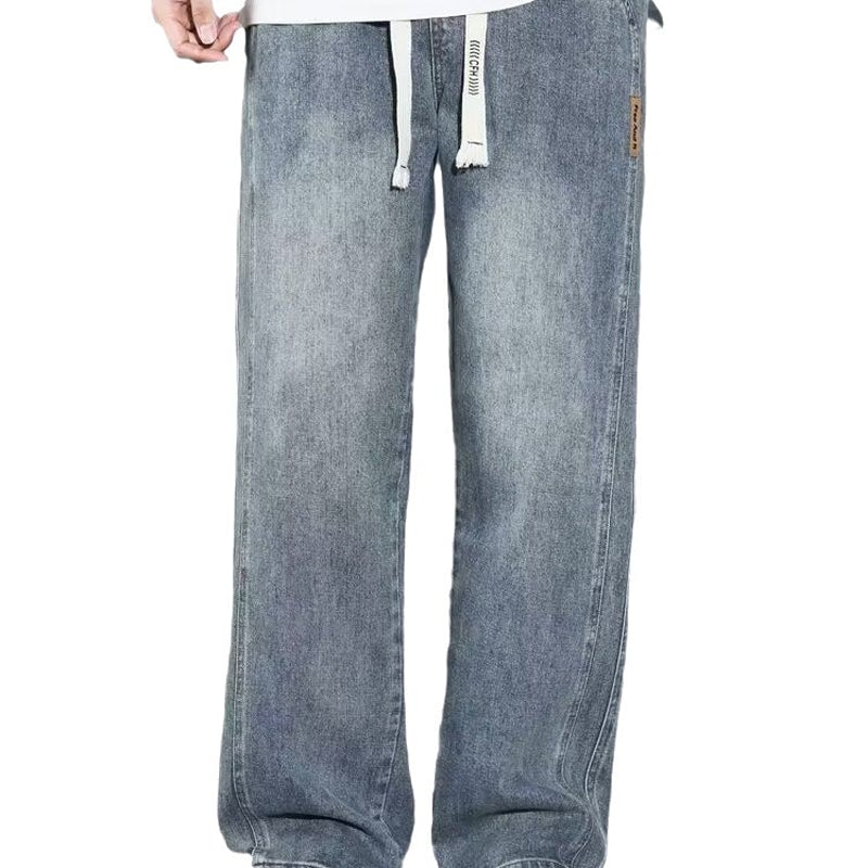 Lösa raka jeans för män