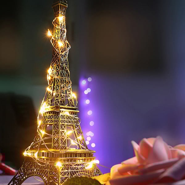 Warmweiße 2M Sternenlichterkette