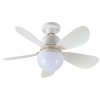 2-in-1 Socket Ceiling Fan with Dimmable LED Light(30W/40W)