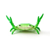 Creative weightlifting crab pen holder ornaments