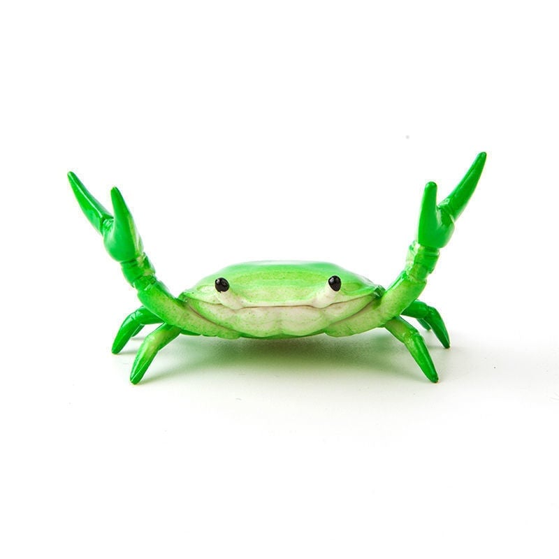 Creative weightlifting crab pen holder ornaments
