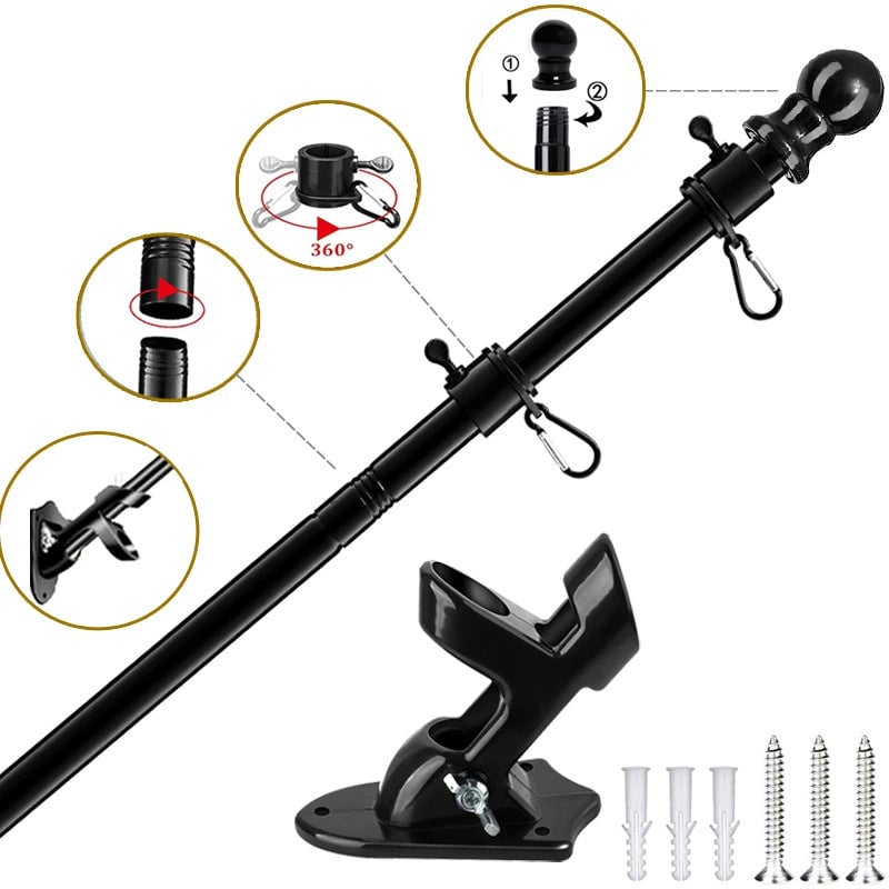 Wall- Mounted Flagpole