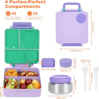 Kids Insulated Leakproof Bento Lunch Box