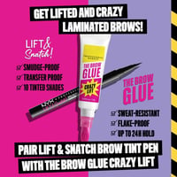Strong Hold Brow Lamination Gel with Built-In Styling Comb