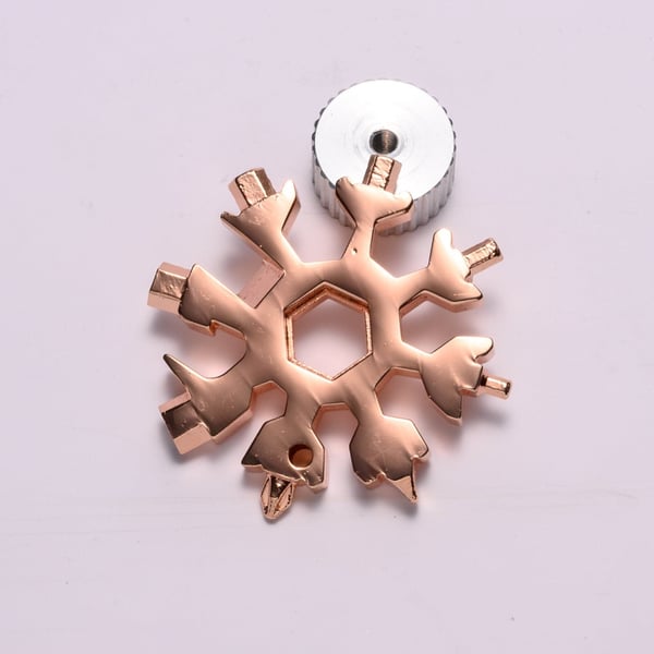 Sakerplus 18-in-1 Stainless Steel Snowflakes Multi-tool