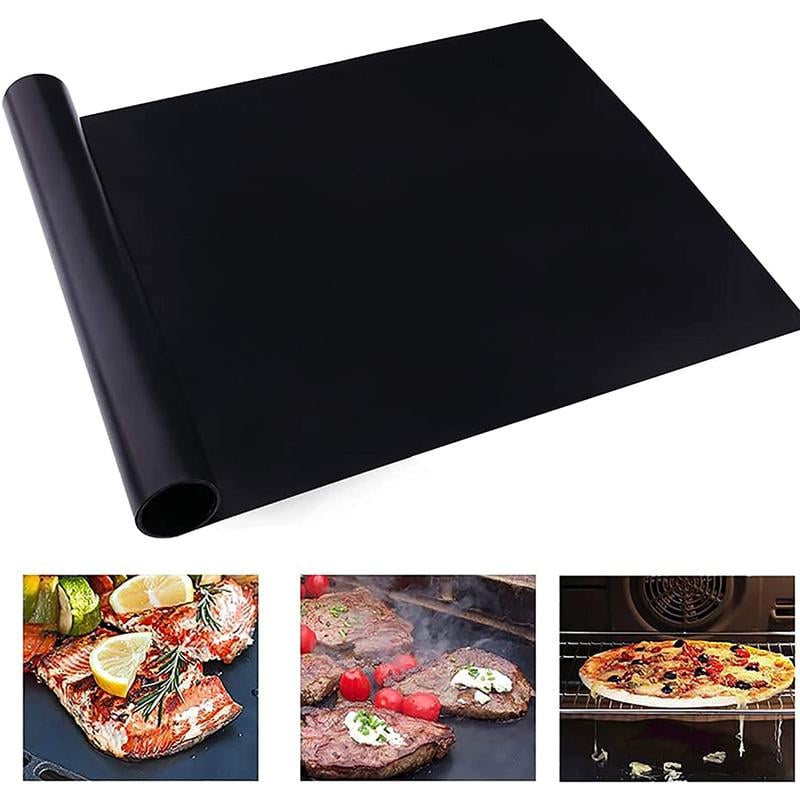 LYCKREA™ Non-Stick BBQ Grillmattor Med Skärlåda