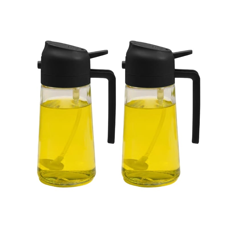 2 in 1 Glass Oil Sprayer & Dispenser