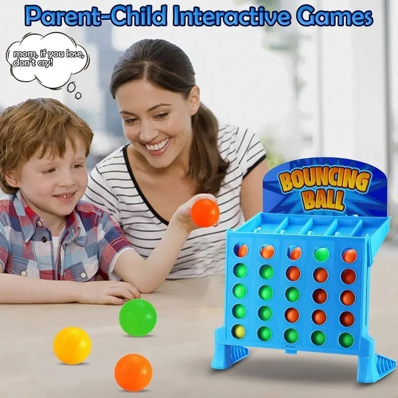 Bounce 4-in-a-Row: The Ultimate Skill-Based Family Challenge