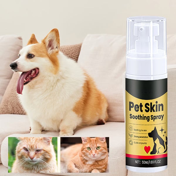 Pflegespray für die Haut von Haustieren