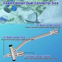Enhance Your Car Washing Experience - SAKER® Foam Cannon Dual Connector Accessory