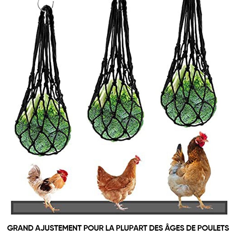 Filets pour l'alimentation des volailles