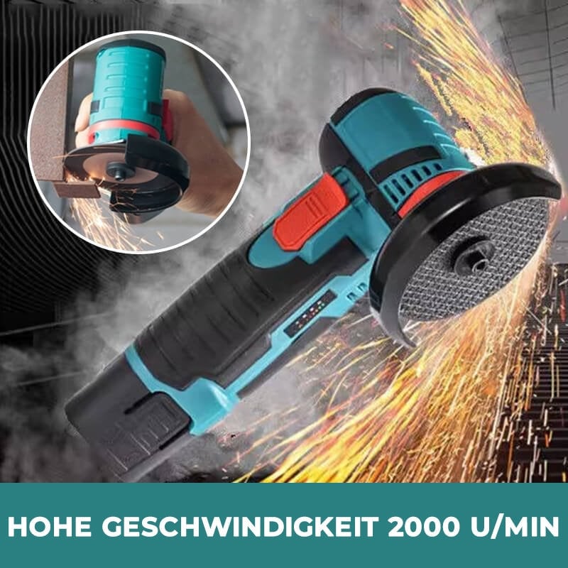 Winkelschleifer mit 12 V Lithium-Batterie