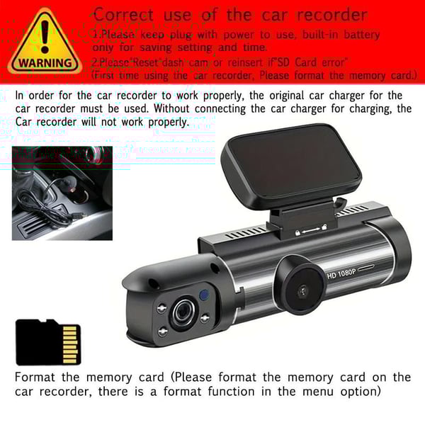 Front & Rear Dashcam