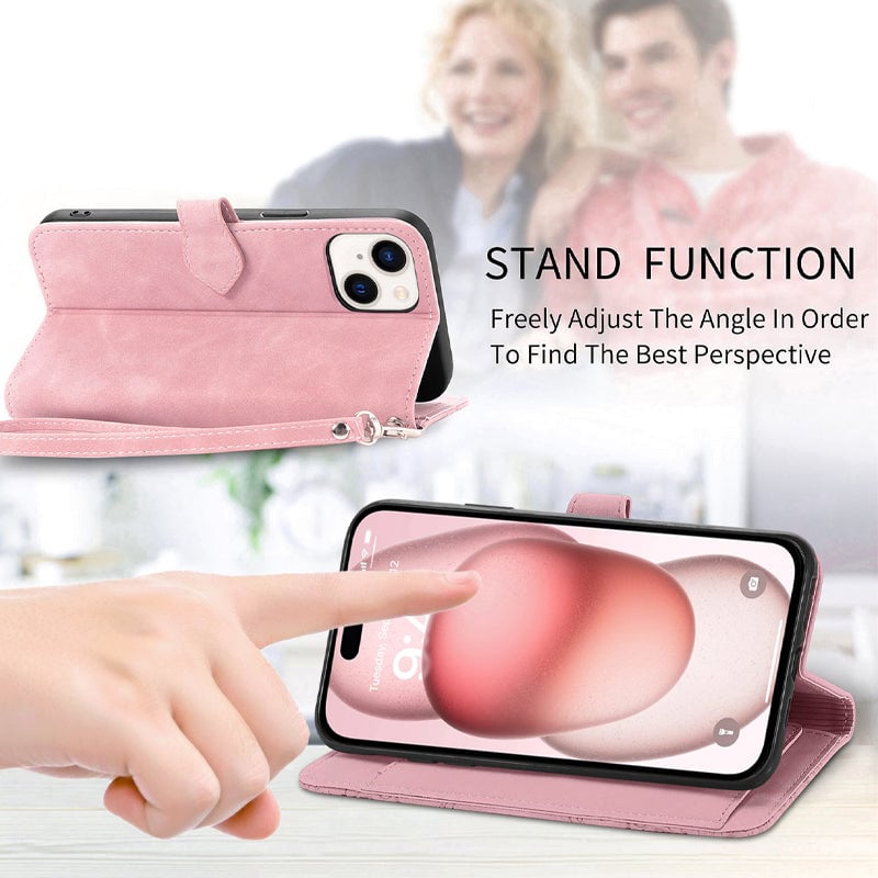 Embossed Phone Leather Case
