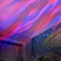 Aurora water ripple atmosphere light