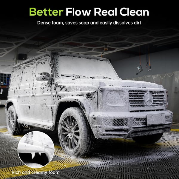 Quick-Connect High-Pressure Foam Cannon for Effortless Car Washing