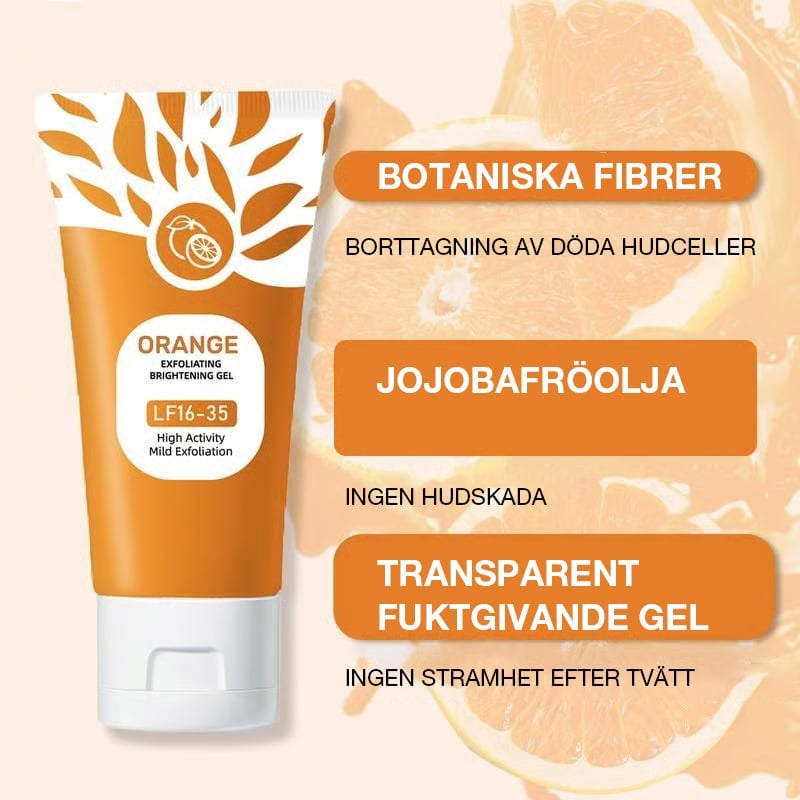 Apelsin-enzym peelinggel – Ansiktsrengörande peeling