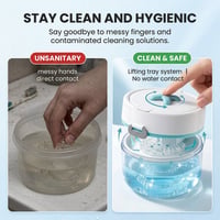 Retainer Cleaner Case Box with Auto Lift Tray