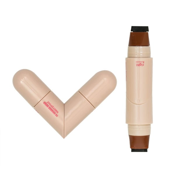 Rotatie-eyelinerstempelpen met dubbel kopontwerp