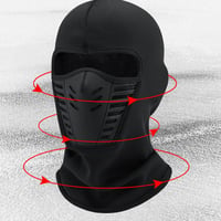 Winterliche, winddichte Thermo-Fleece-Gesichtsmaske für Radfahren und Outdoor-Sportarten.