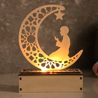 Trä LED Ljusdekoration