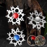 23-in-1 Snowflakefidget spinner Multitool