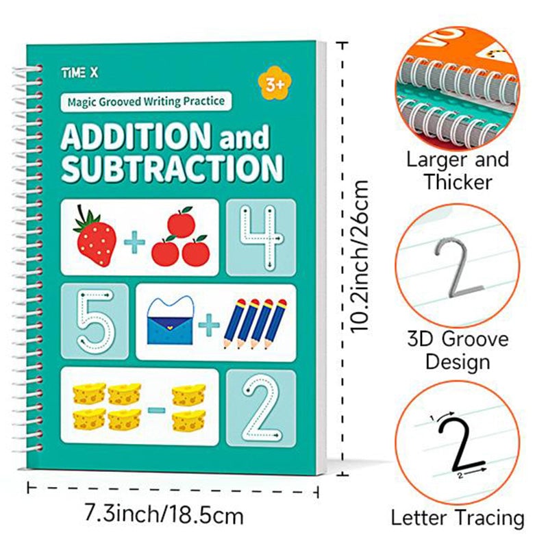 Reusable Grooved Handwriting Workbook