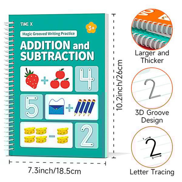 Reusable Grooved Handwriting Workbook