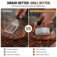 Stainless Steel Burger Patty Press