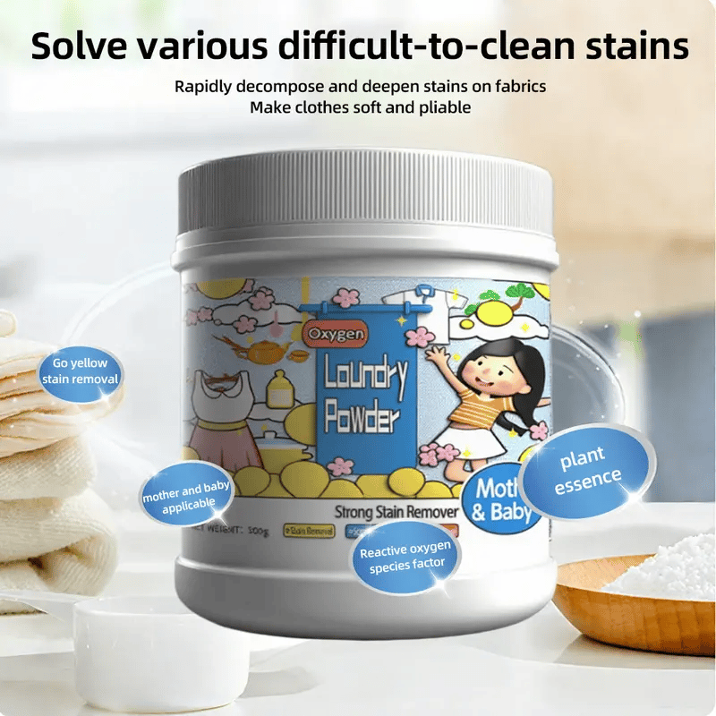 Hyper Concentrated Strong Stain Remover Powder for Clothes