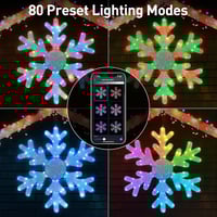 Sakerplus® Smart Led Snowflake Christmas Lights