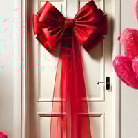 Christmas Door Bow Ribbon Decoration