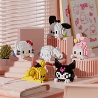 Cartoon Doll Building Block Set – Micro-Particle Assembly Toys for Kids