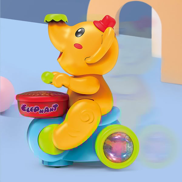 Interactive LED Elephant Toy for Toddlers & Kids with Realistic Sounds