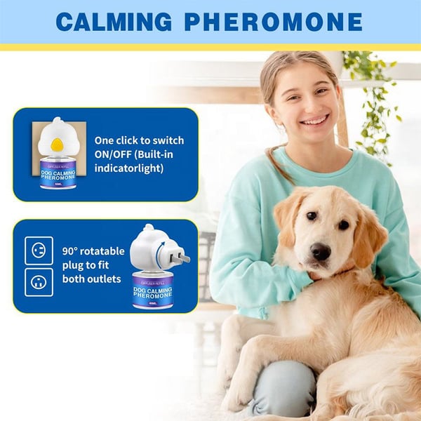 Pet Calming Pheromone Diffuser Set (Cat & Dog Versions)
