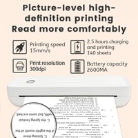 Portable Wireless Bluetooth Thermal Printer Free Shipping