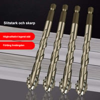 Fyra blad serrerat excentriskt borr