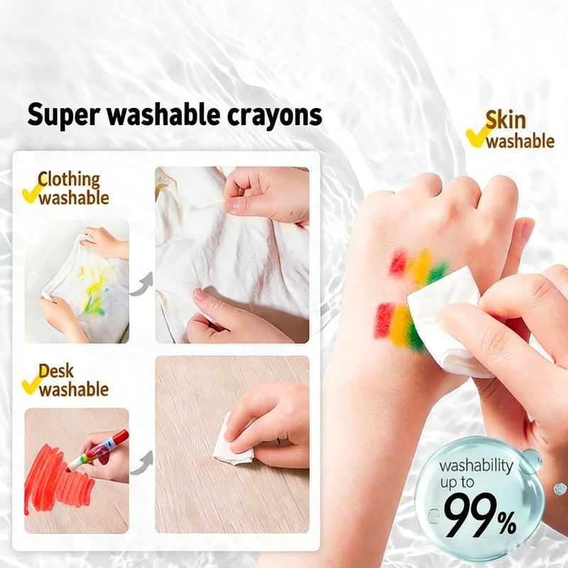 Water-soluble oil pastels