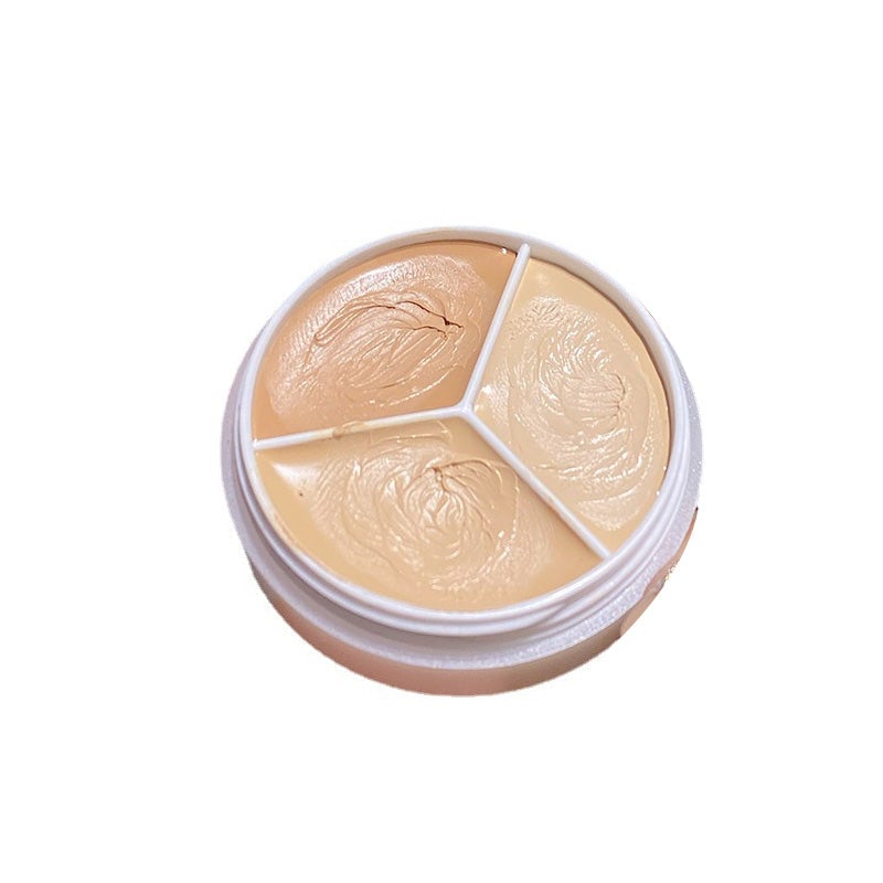 Tri-Color Concealer Palette Covers Acne Marks Donkere kringen