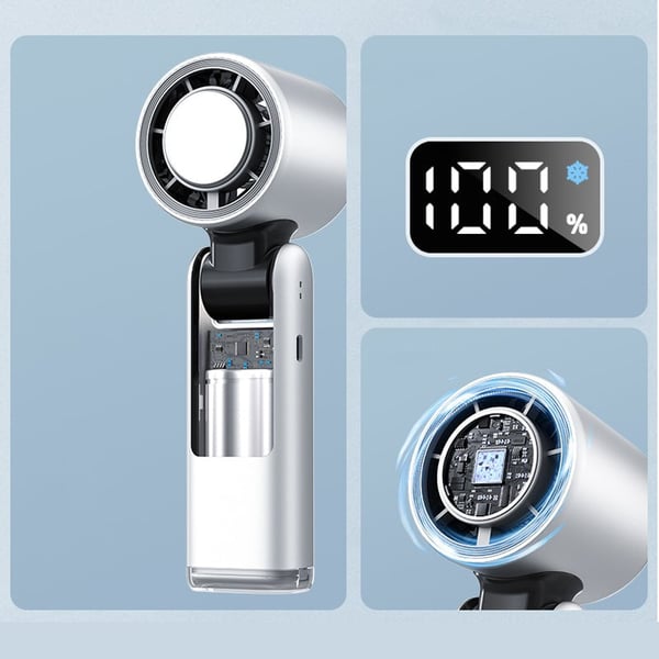 Mini ventilateur turbo pliable portable haute vitesse rechargeable par USB