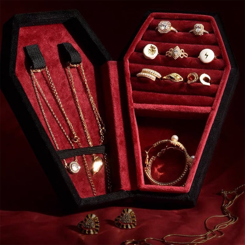 Gothic Coffin Jewelry Storage Box