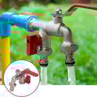 Zinklegierung Dual Outlet Wasserhahn für Gartenarbeit