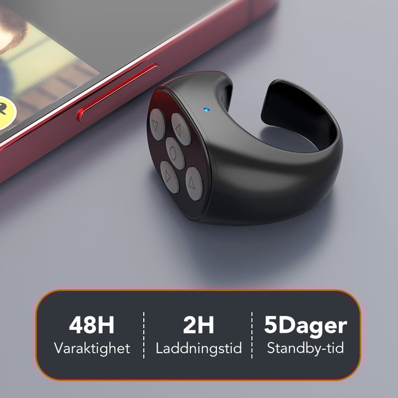 upsell-Trådlös Bluetooth-fjärrkontroll med fingertopparna