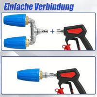 Dreifach-/Doppel-Turbo-Düse für Hochdruckreiniger