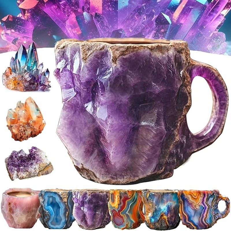 Klyzor Mineral Crystal Coffee Mugs