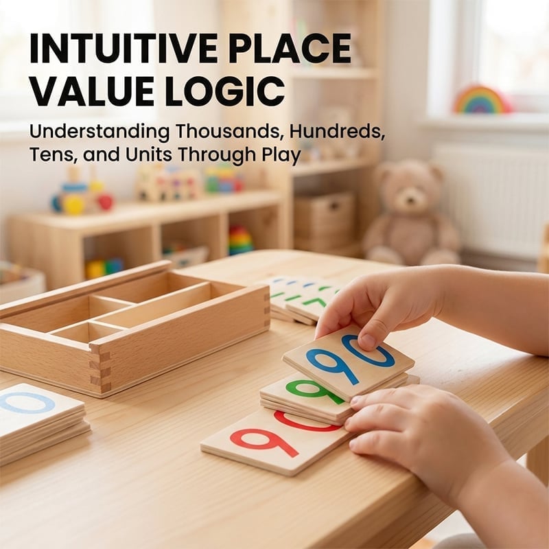 Wooden Math Operations Toy Set