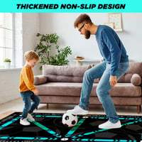 Silent Non-Slip Soccer Training Mat for All Levels